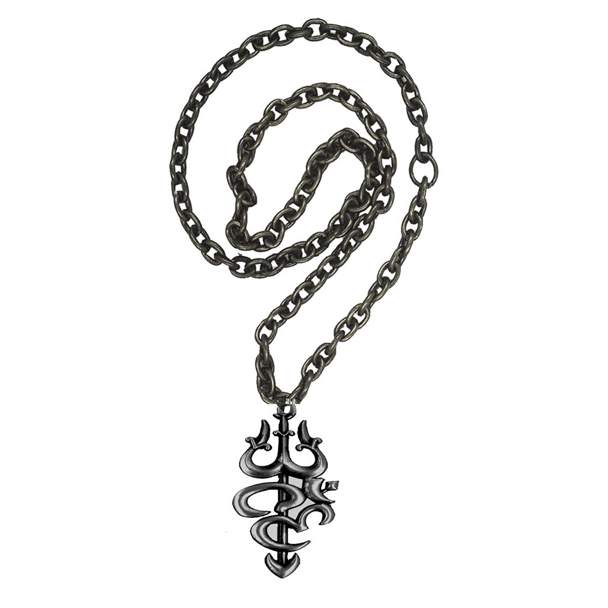 AFH Antique Silver Black Lord Shiva Om Trishul Car Mirror Charm Decorative Hanging Ornament
