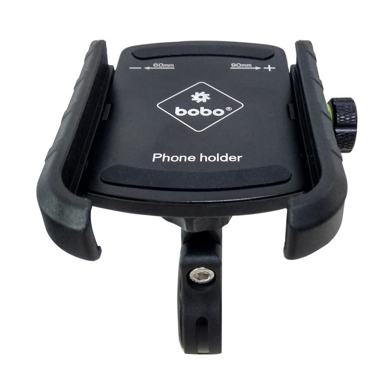 BOBO BM4 JawGrip Waterproof Bike/Motorcycle/Scooter Mobile Phone Holder Mount, Ideal for Maps and GPS Navigation (Black)