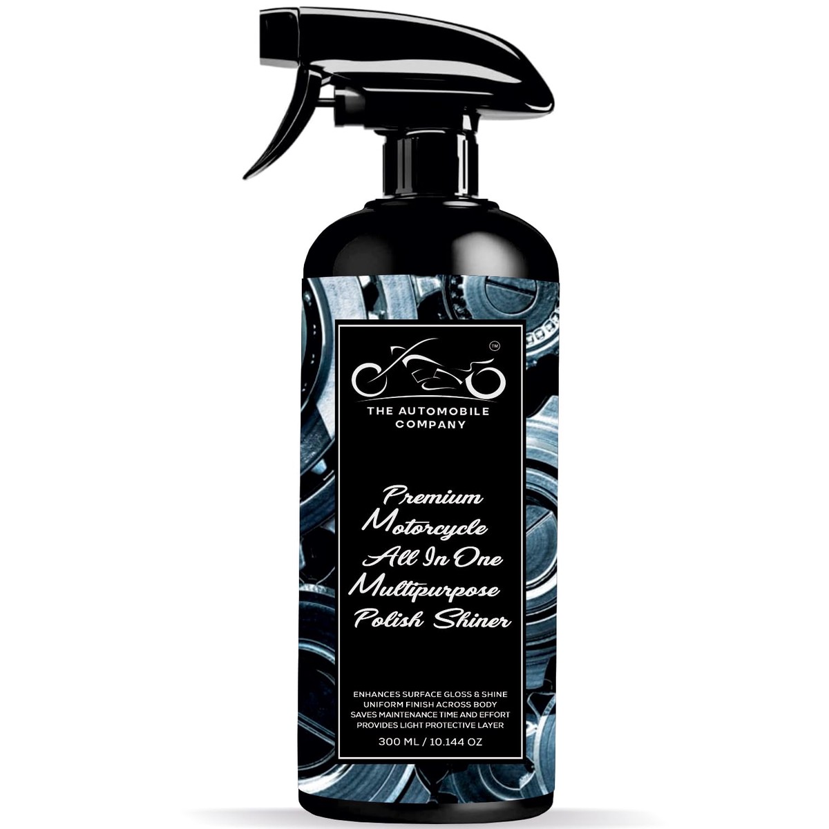 The Automobile Company Motorcycle All In One Multipurpose Polish Shiner (300 ml) | Provides Deep Wet Shine | For All Type of Sur