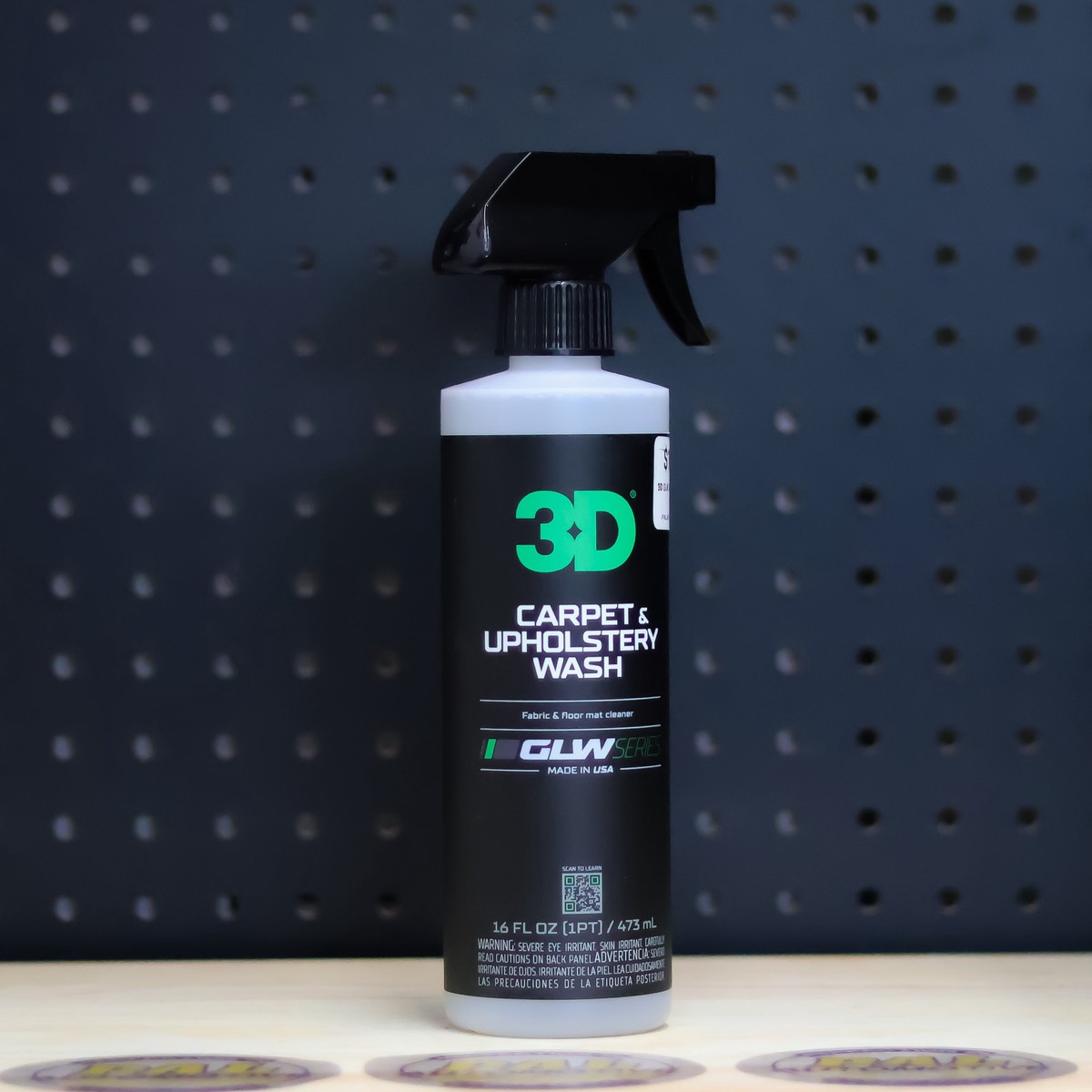 3D GLW CARPET & UPHOL WASH PINT