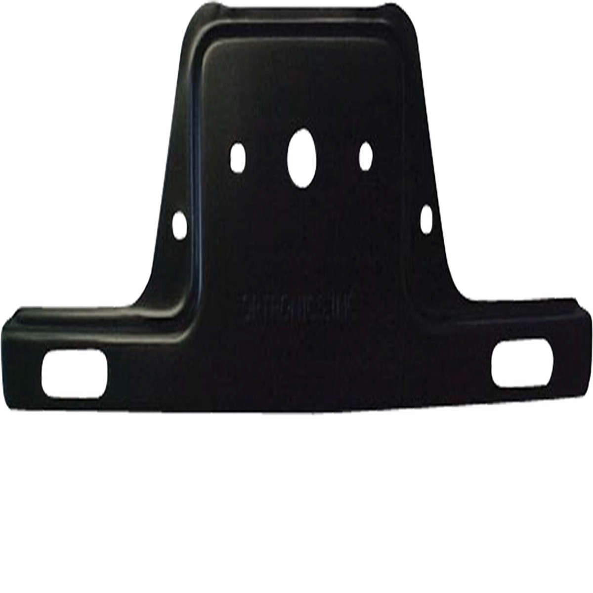 License Bracket;Black Steel