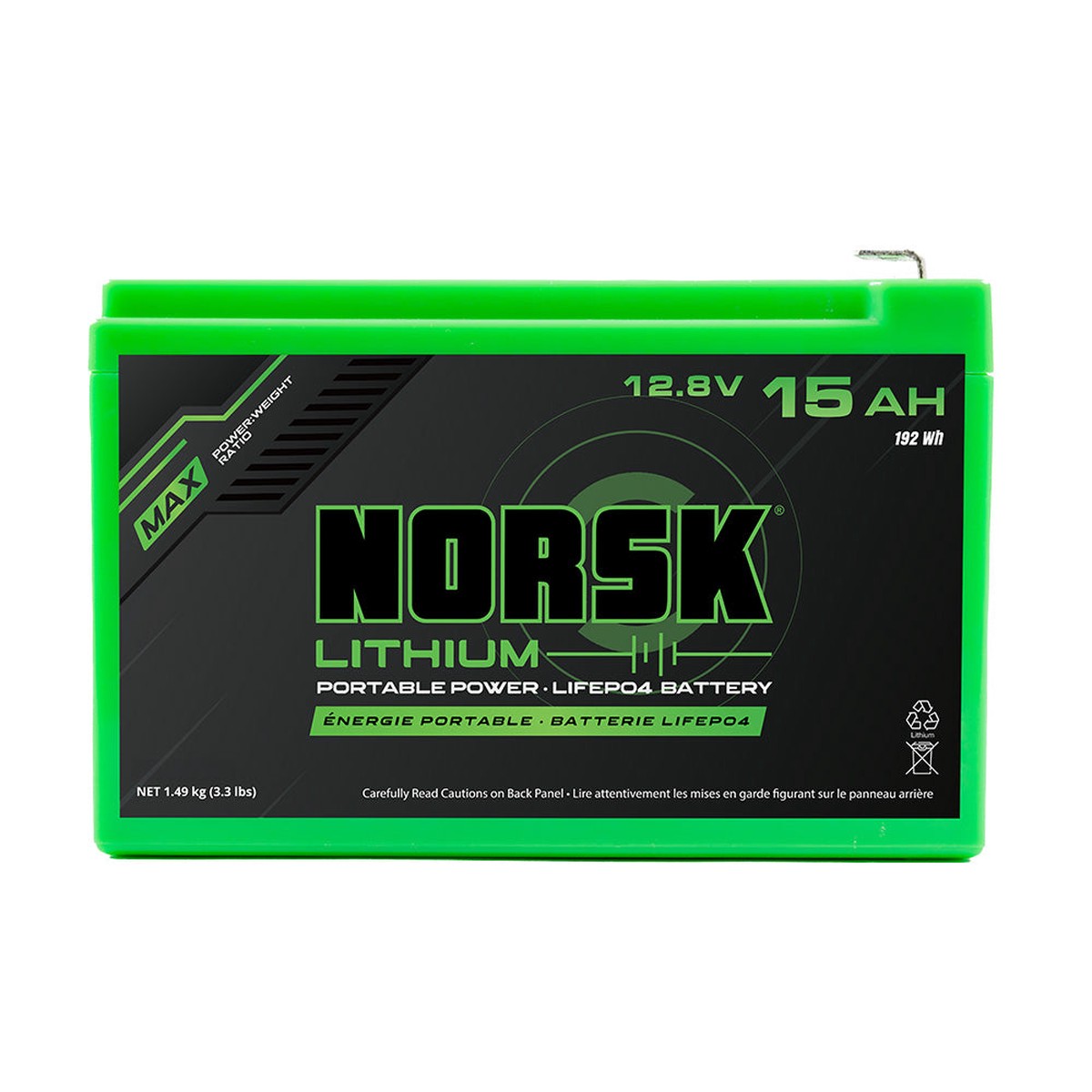 12.8V-15Ah-Lifepo4-Sonar W/Charger