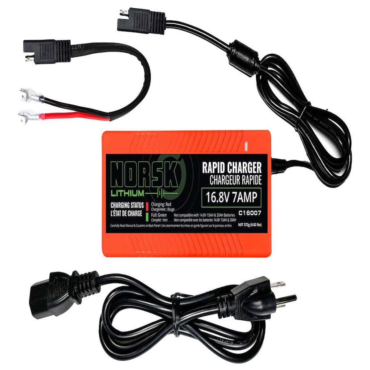 16.8V-7A Rapid Charger W/Sae Cables