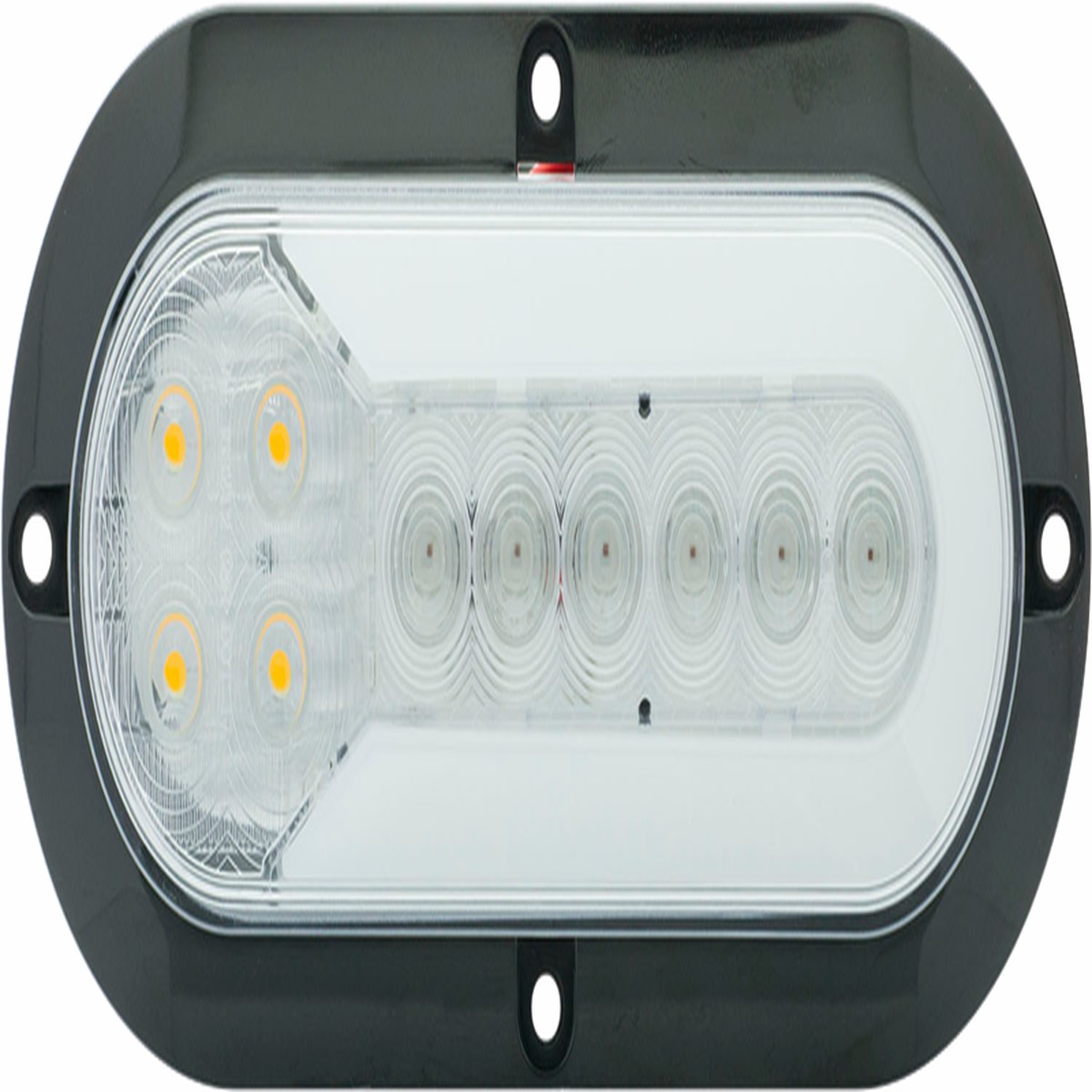 6 Led Stt/Bu;Glo;Clear;Surfmt;Fpl3