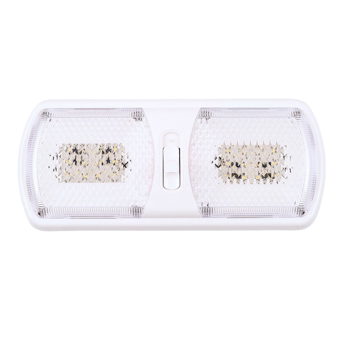 Dbl Led Eu-Lite Swht Opt Lens