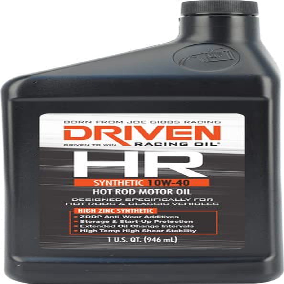 DRIVEN RACE Joe Gibbs 3906 10W40 SYN HOT Rod Oil QT