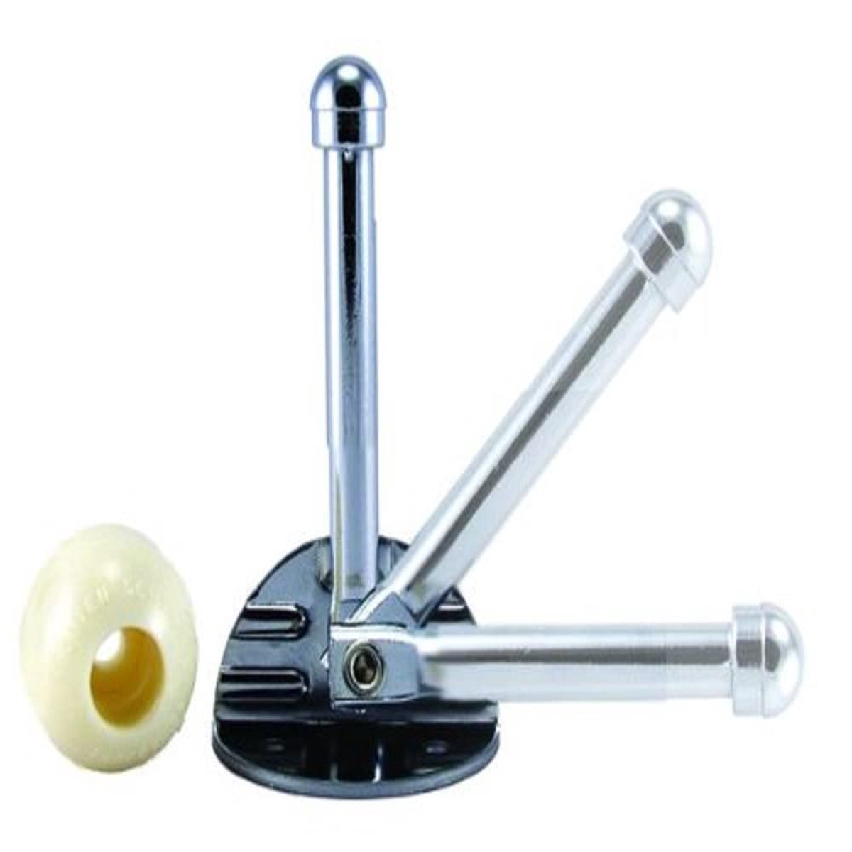 JR Products 10645 Pivoting 180 Door Holder - 3-1/2