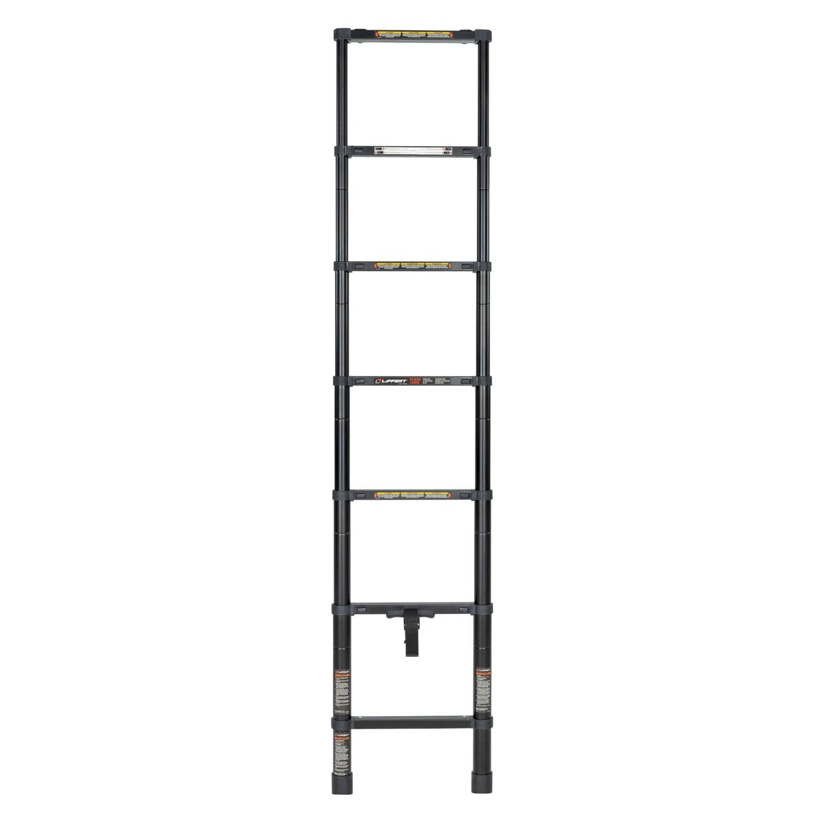 Lippert Collapsible RV Bunk Bed Ladder with 7 Length, 250-lb. Weight Capacity, Telescoping Design, Two Female Attachment Bracket