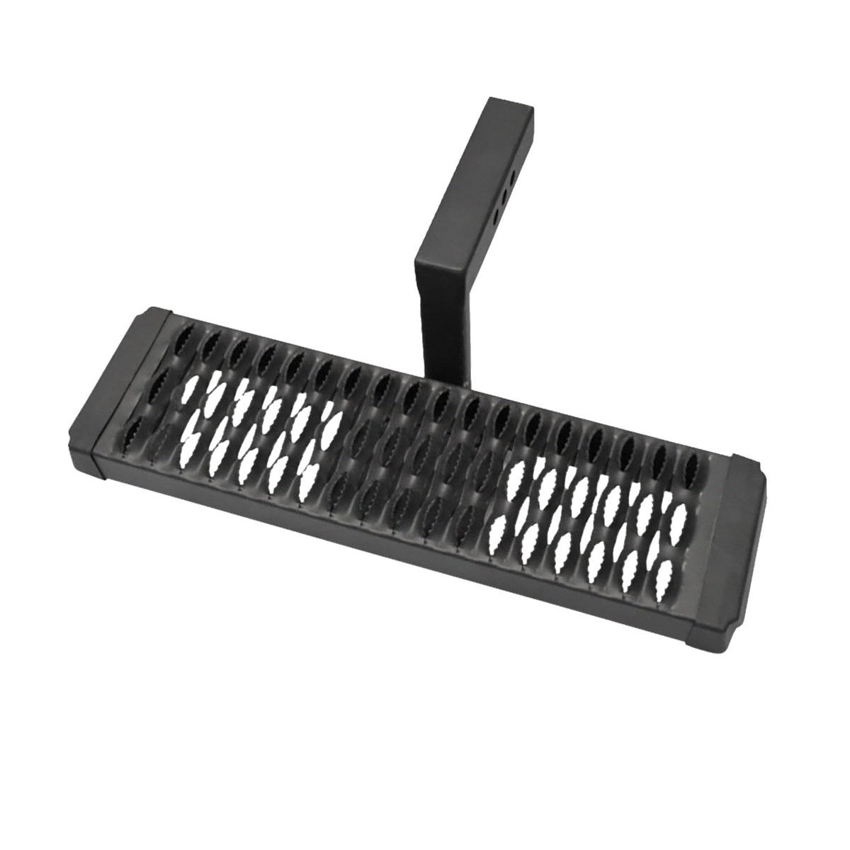 TrailFX Hitch Step for 2 Inch Receivers Titanium Black Powder Coated Aluminum 22 Inch x 6.5 Inch 6 Inch Drop Down Stationary Agg