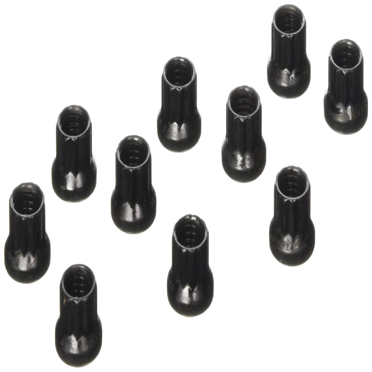 ARP 3008332 Stainless Steel 3/8-24 12-Point Nuts - Pack of 10, Black