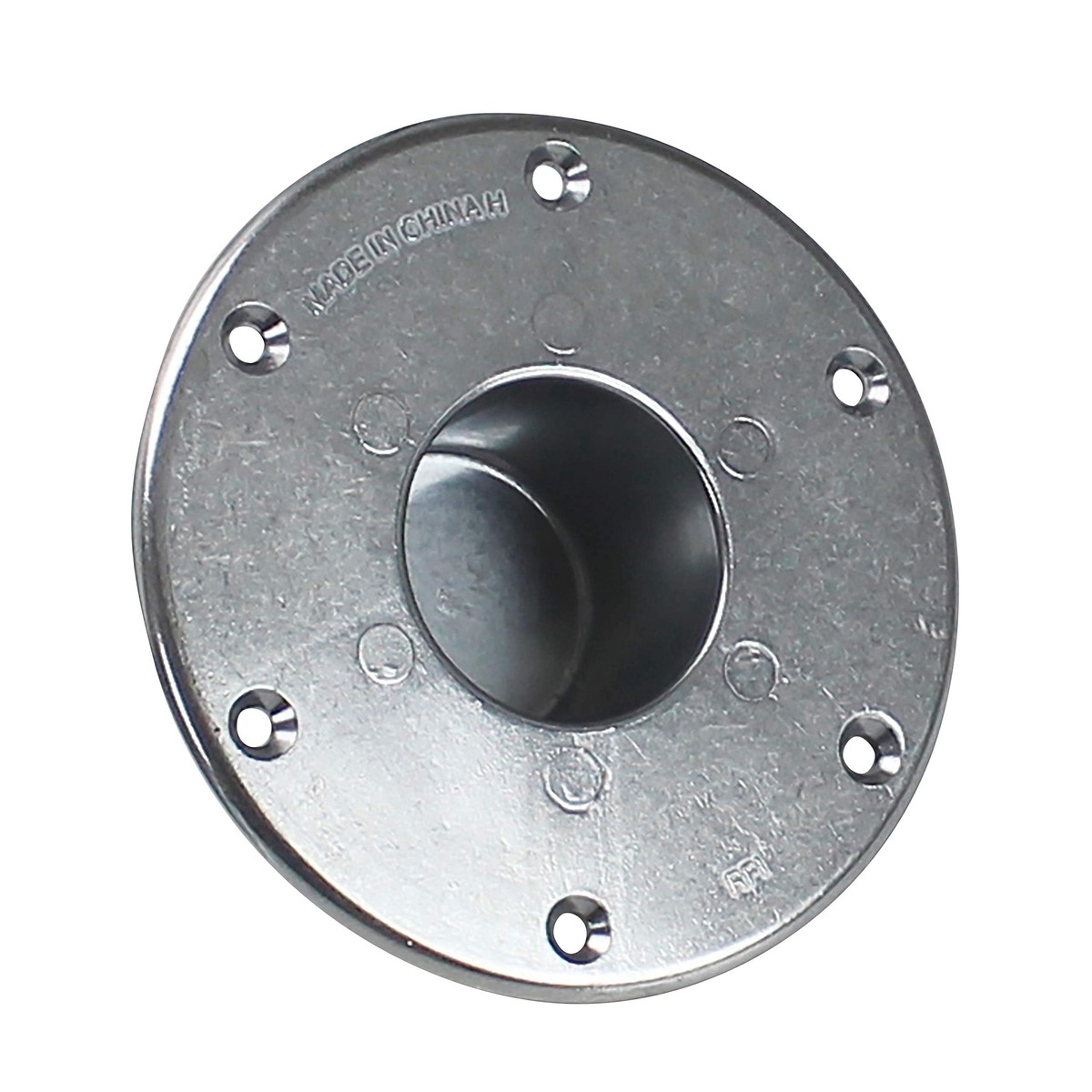 AP Products 013-1112 Table Base - Flush Round, Chrome