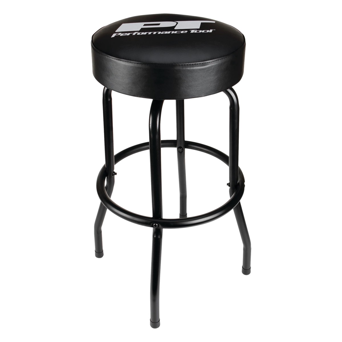 Performance Tool W85010 Swivel Seat Bar Stool for Mechanic Garages and Workshops, Black, 0.6x9.8x5.8-Inches