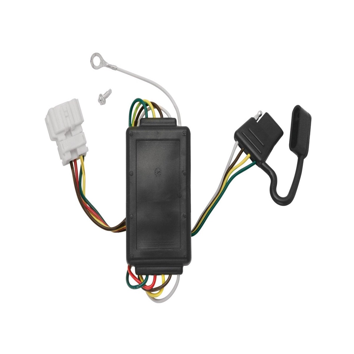 Tekonsha 118427 T-One T-Connector Harness, 4-Way Flat, w/Circuit Protected Converter, Compatable with 2007-2011 Honda CR-V Black