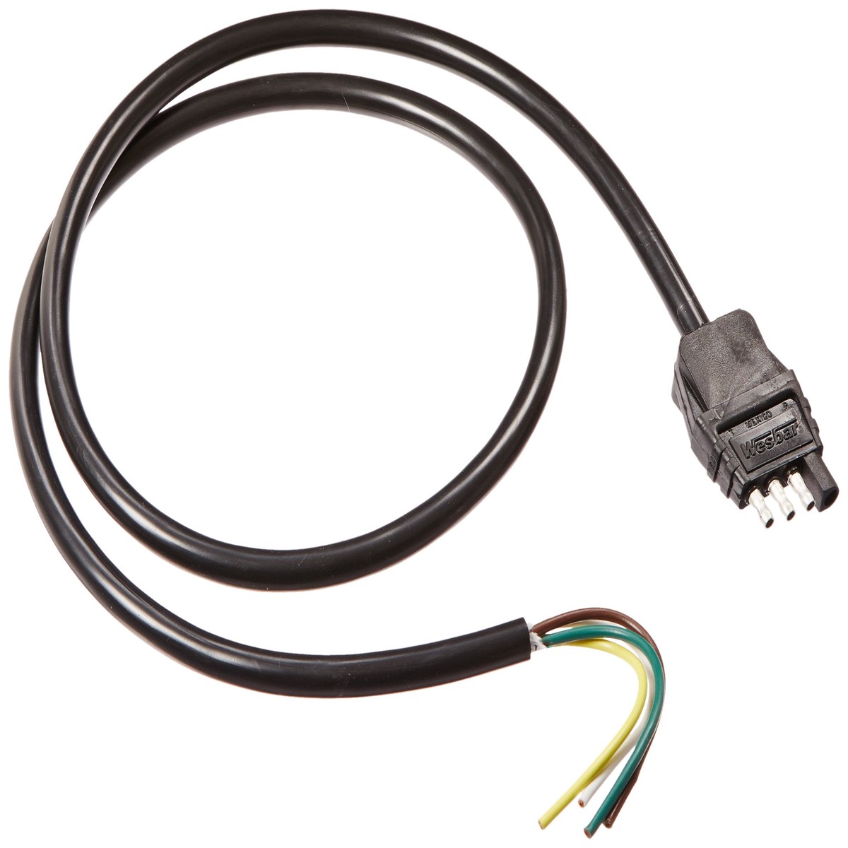Wesbar 787264 Trailer End Connector Wire, black