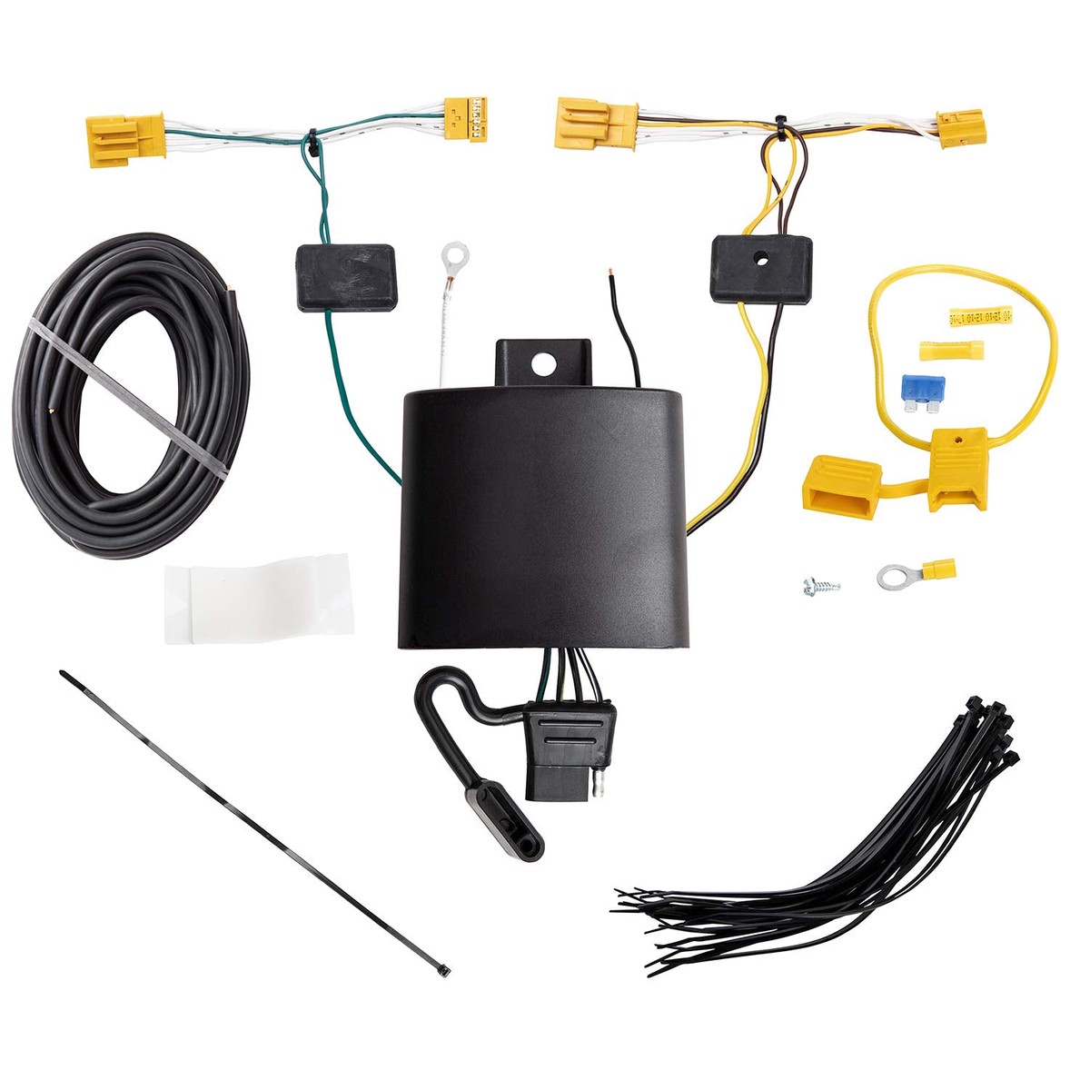Tekonsha T-One T-Connector Harness, 4-Way Flat, Compatible with Select Mercedes-Benz GLC250, GLC300, GLC350e, GLC43 AMG, GLC63 A