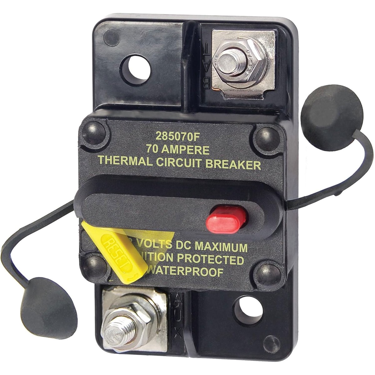 Blue Sea Systems 7185 285-Series Circuit Breaker, Surface Mount, 70A