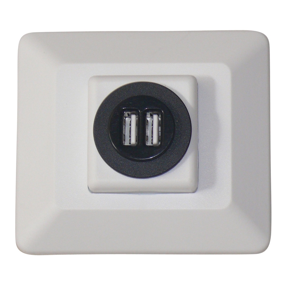 Diamond Group by Valterra DG61031VP Decor USB Charging Station - White