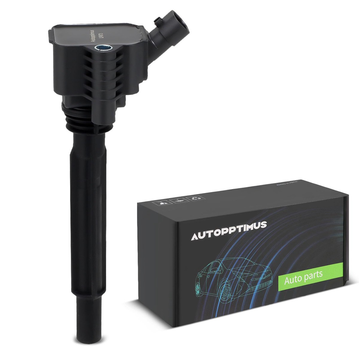 Autopptimus UF673 68081914AC Ignition Coil, Compatible with Dodge Dart 2013-2016 Fiat 500 2012-2017 - 1.4L L4 Replaces C1828 680