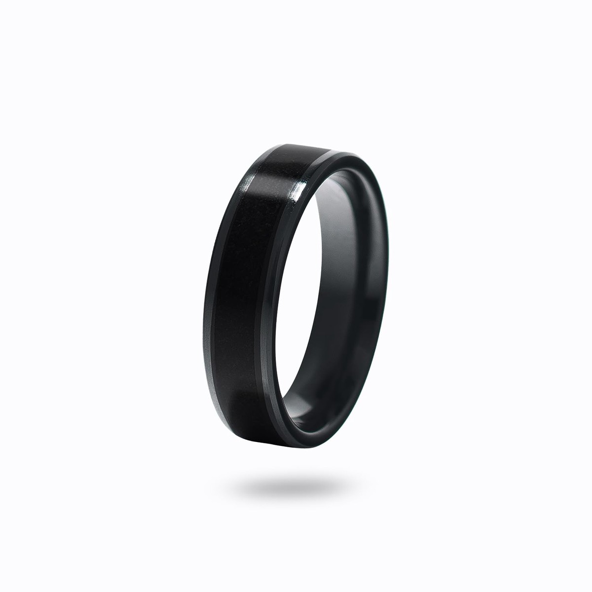 CNICK Tesla Smart Ring Accessories: Ceramic Ring for Model 3/Y/X/S and Cybertruck to Replace Key Card Key fob. (14, Black)