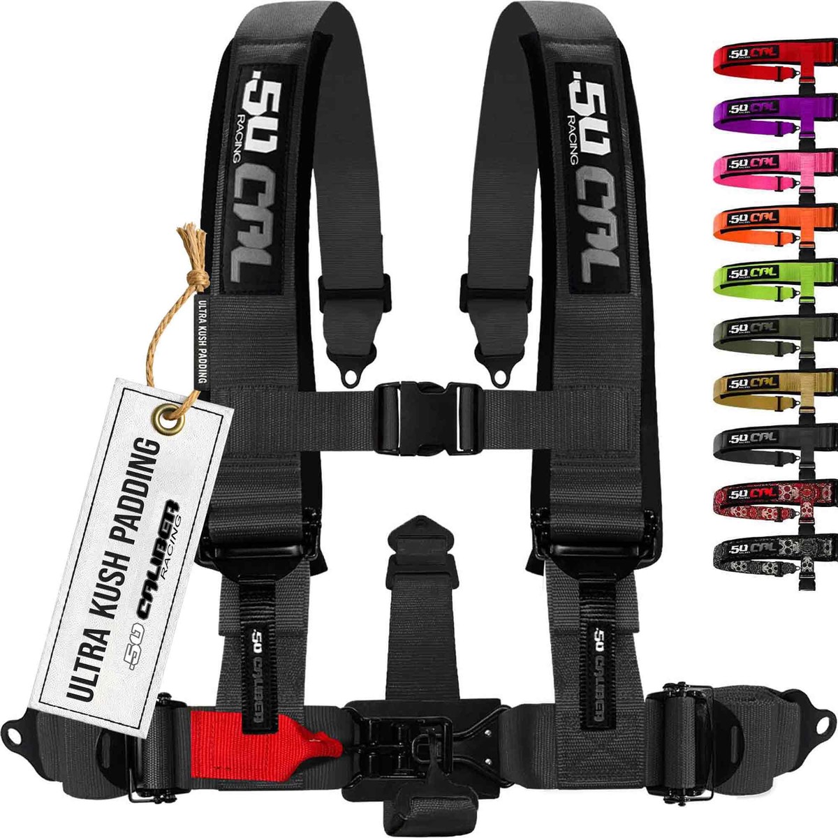 1pc 5 Point Harness for Bucket Seat, Quick Release, 10 Color Options, Racing Harness 5 point, Race Car, Off Road, UTV, RZR (Stea