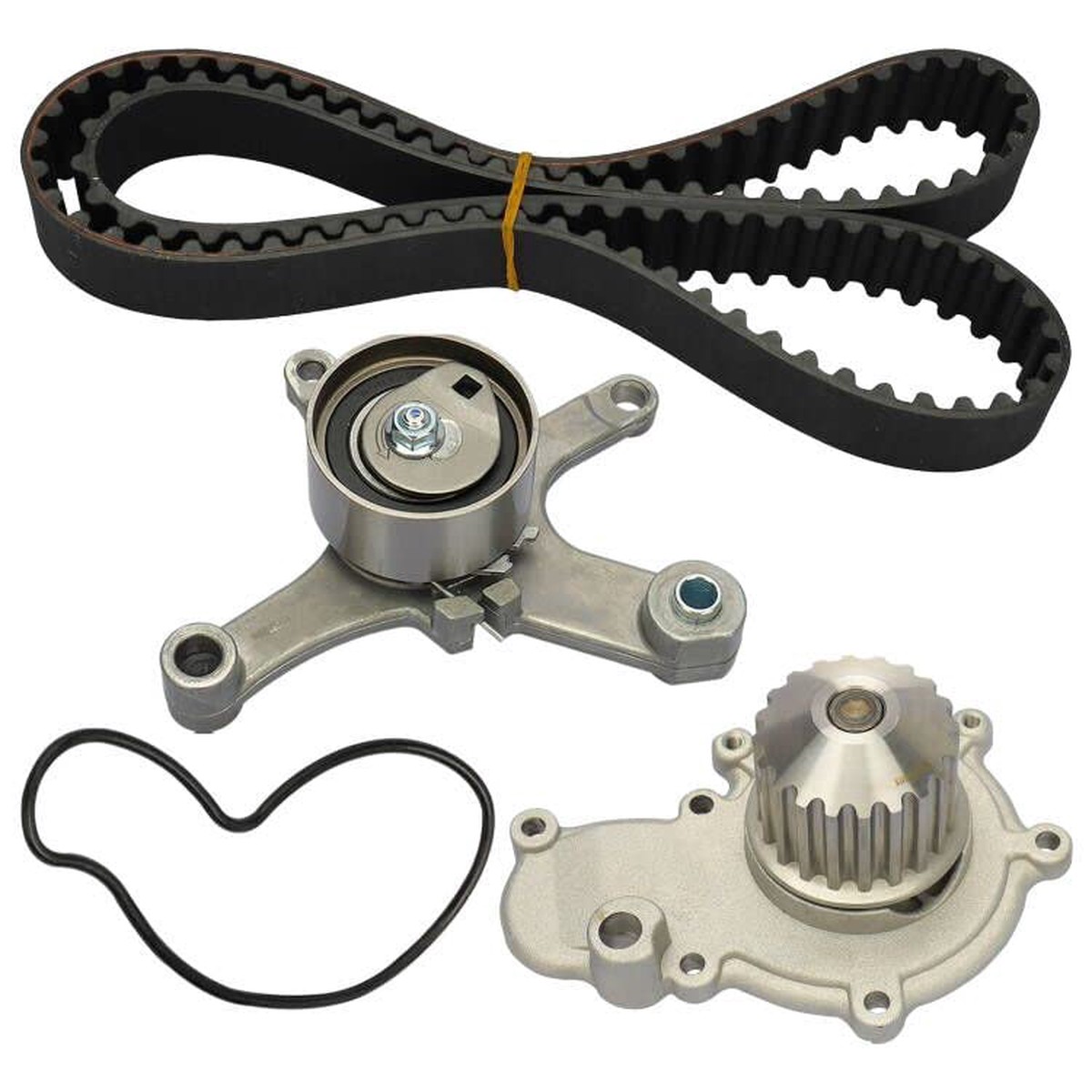 DRIVESTAR TCK245A Engine Timing Belt Kit with Water Pump Compatible for 1995 1996 1997 1998 1999 2000 Dodge Stratus 1995-2005 Ne