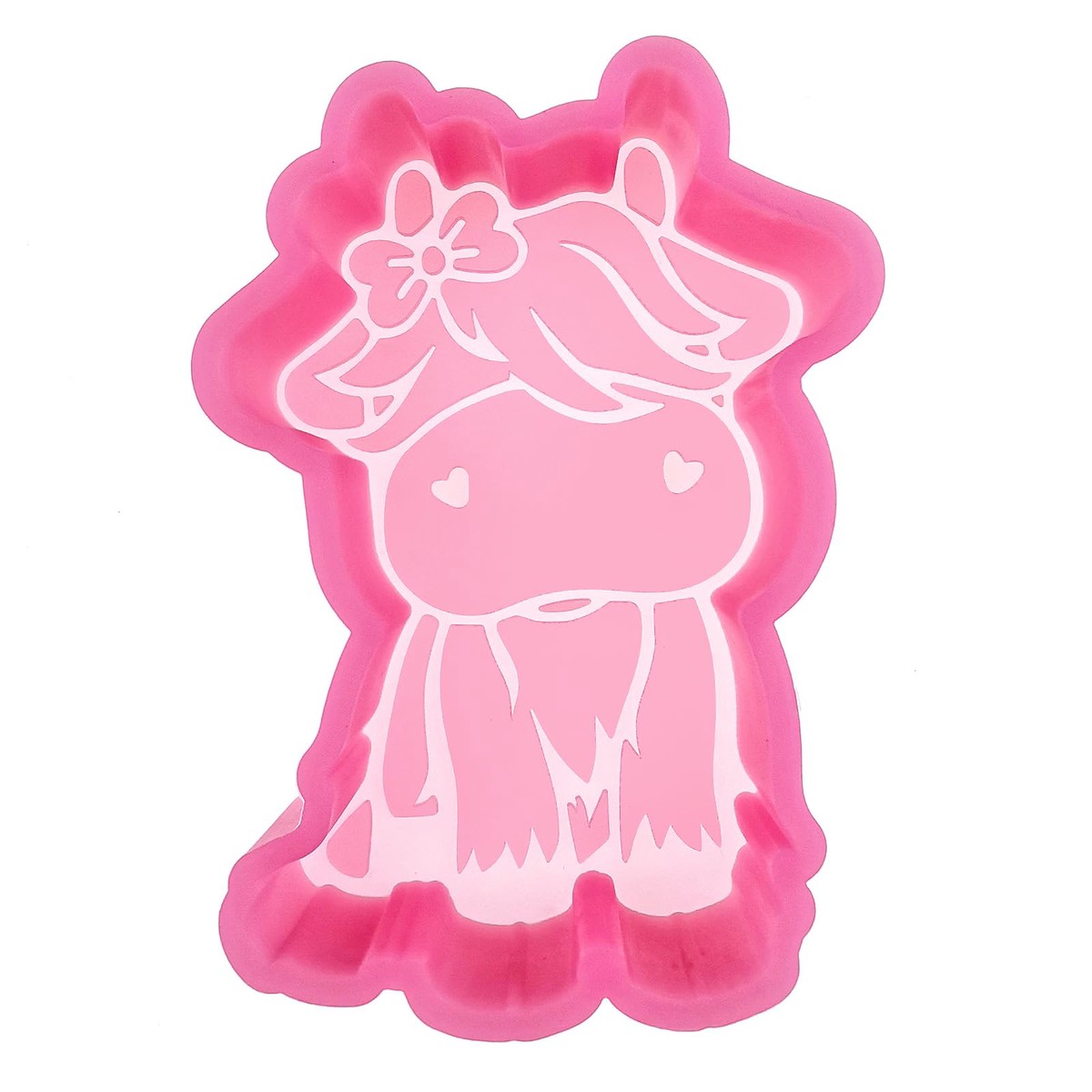 (300 Design Optional) MUBYOK M509 Moo Cow Silicone Freshie Mold for Baking Aroma Beads Car Freshie Supplies