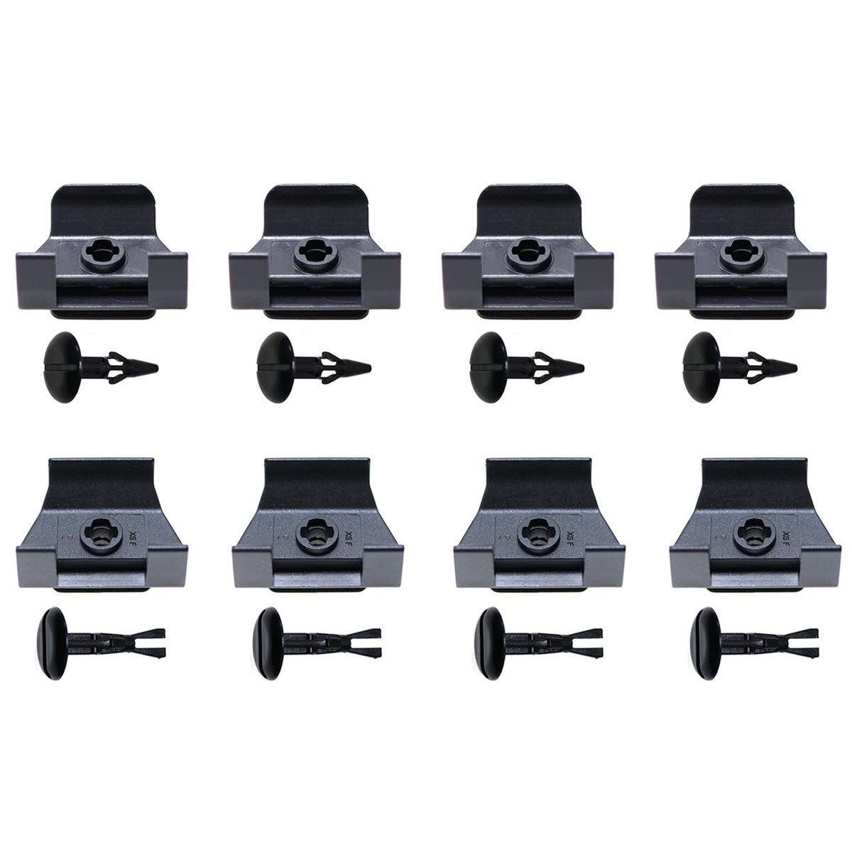 Woodzdon 8 Clips & 8 Pins Front Fender Liner Clip Bumper Cover Clip for Toyota 53879-58010 53879-28010 Highlander 4Runner Camry
