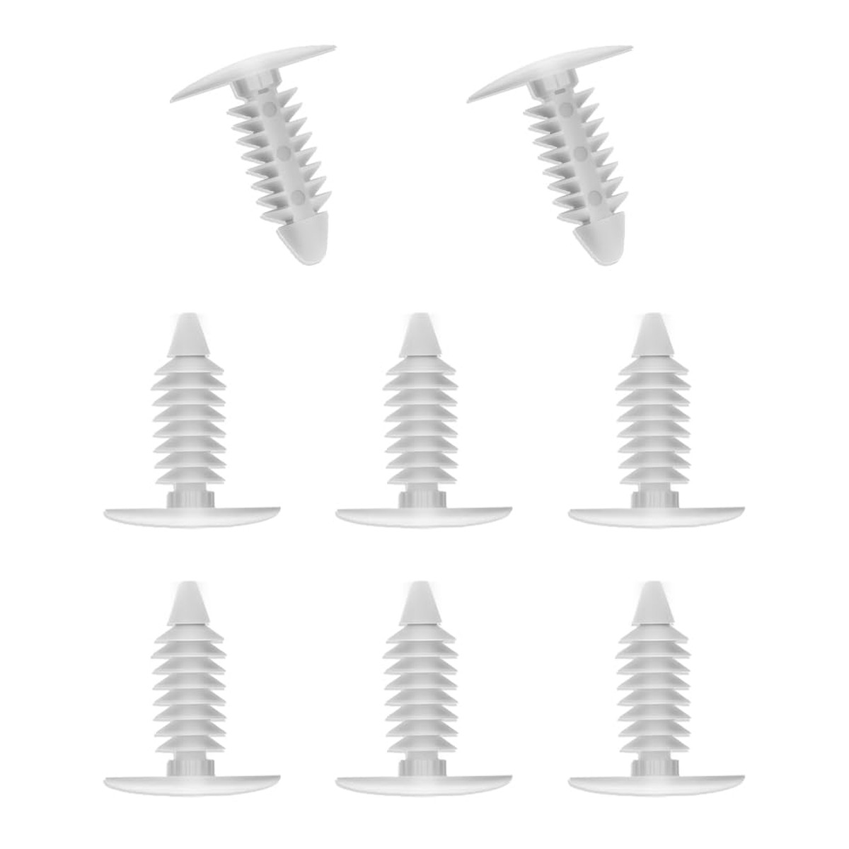 VKQTS 8PCS Car License Plate Hole Plugs,Portable Nylon Car Bumper Plugs License Plate Holes for Fastening,Universal Cars License