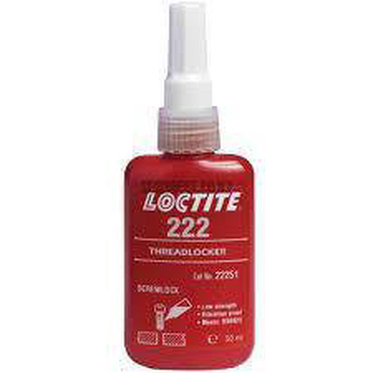 Loctite 222 Threadlocker 50Ml