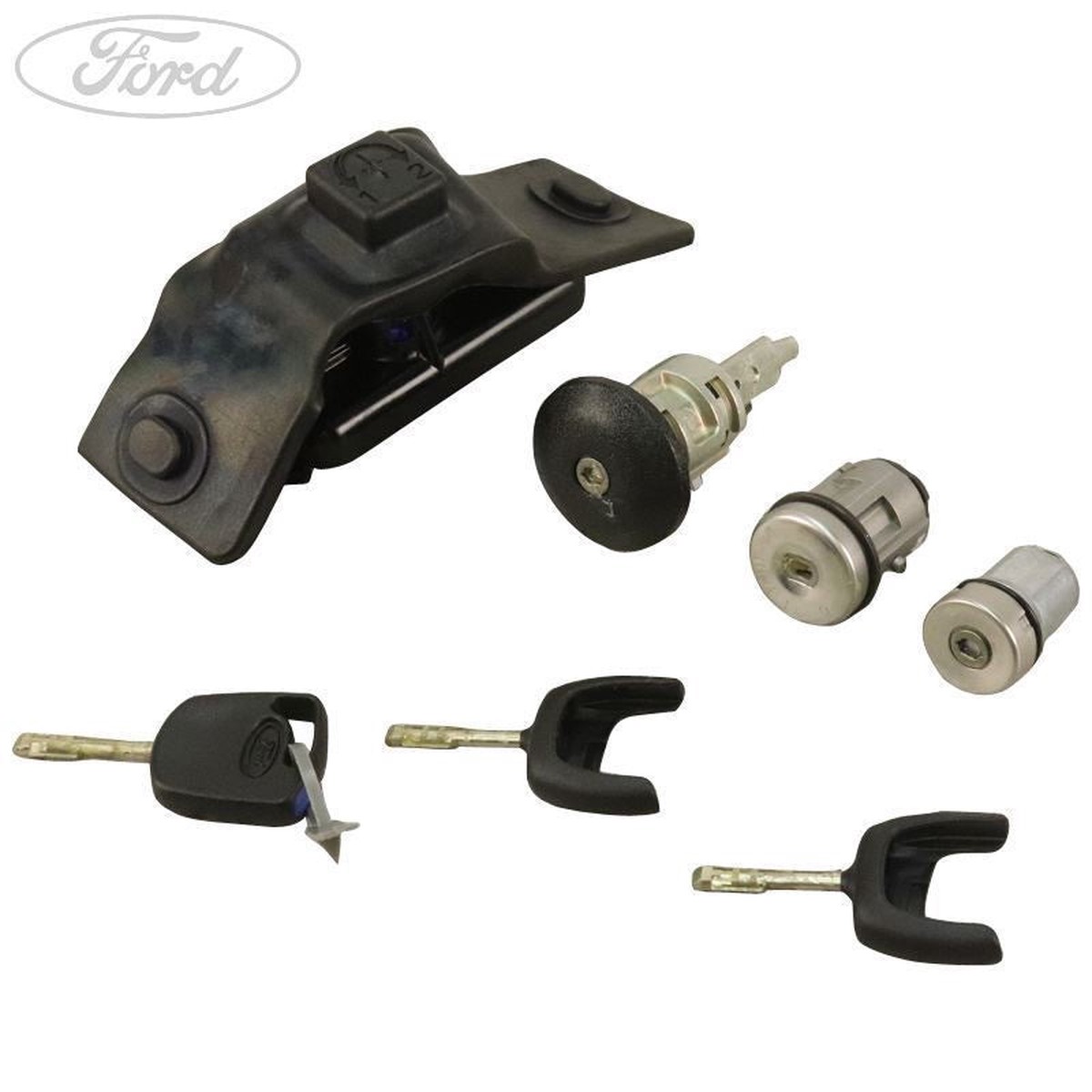 Transit Complete Vehicle Lockset 2 Fob With Remote Control Door Entry 2011-2014