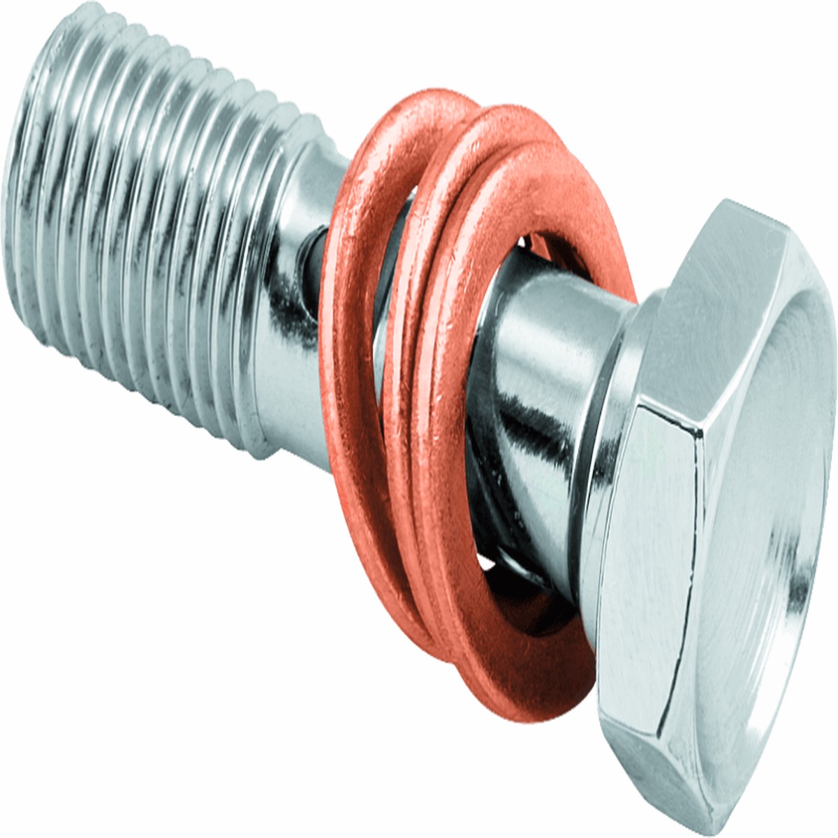 Twin Power Stainless Brake Fitting 3/8-24 Double Banjo Bolt for Powersports Vehicles