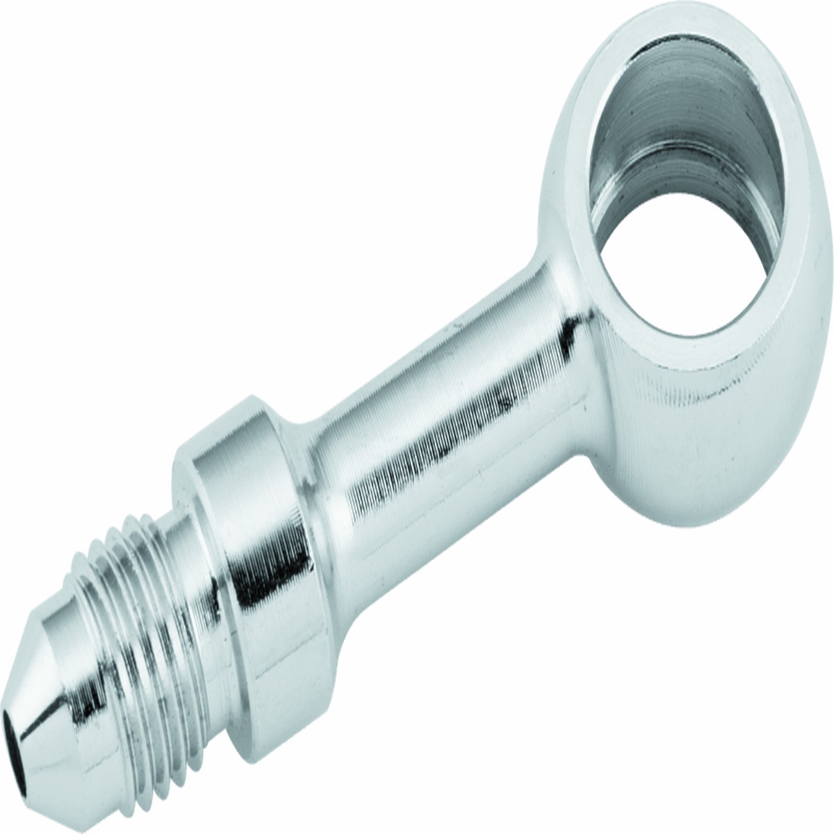 Twin Power Stainless Brake Fitting 7/16 Inch x AN3 Straight Banjo Adaptor  Part No. 035960