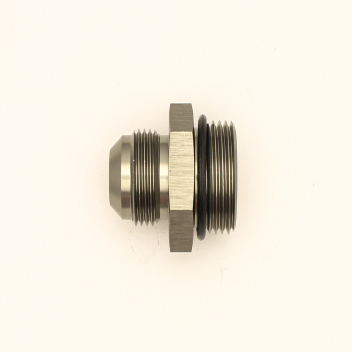 DeatschWerks 10AN ORB Male to 8AN Male Flare Adapter with O-Ring  Titanium