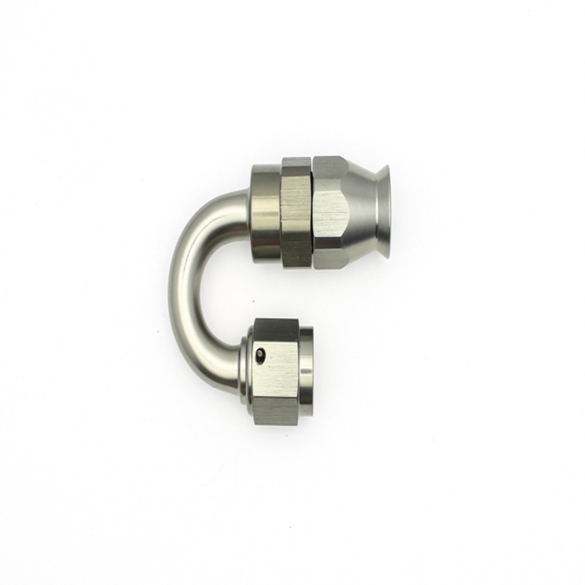 DeatschWerks 6AN Female Swivel 180-Degree Hose End PTFE with Olive Insert