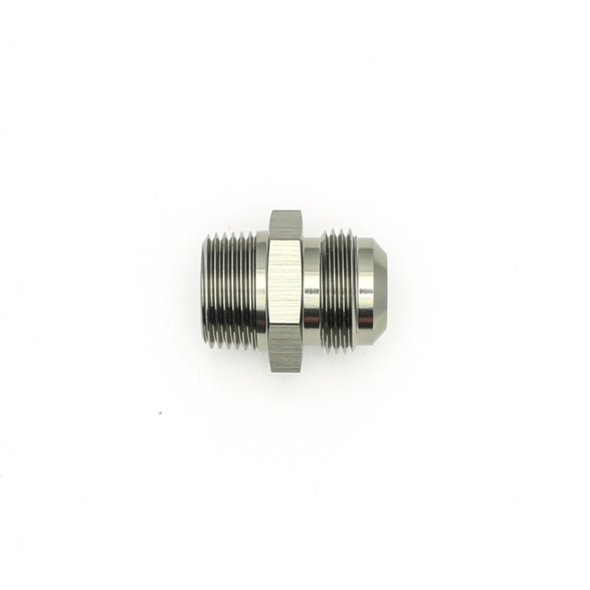 DeatschWerks 6AN Male Flare to 1/4 Inch Male NPT Adapter  Titanium Anodized Fitting