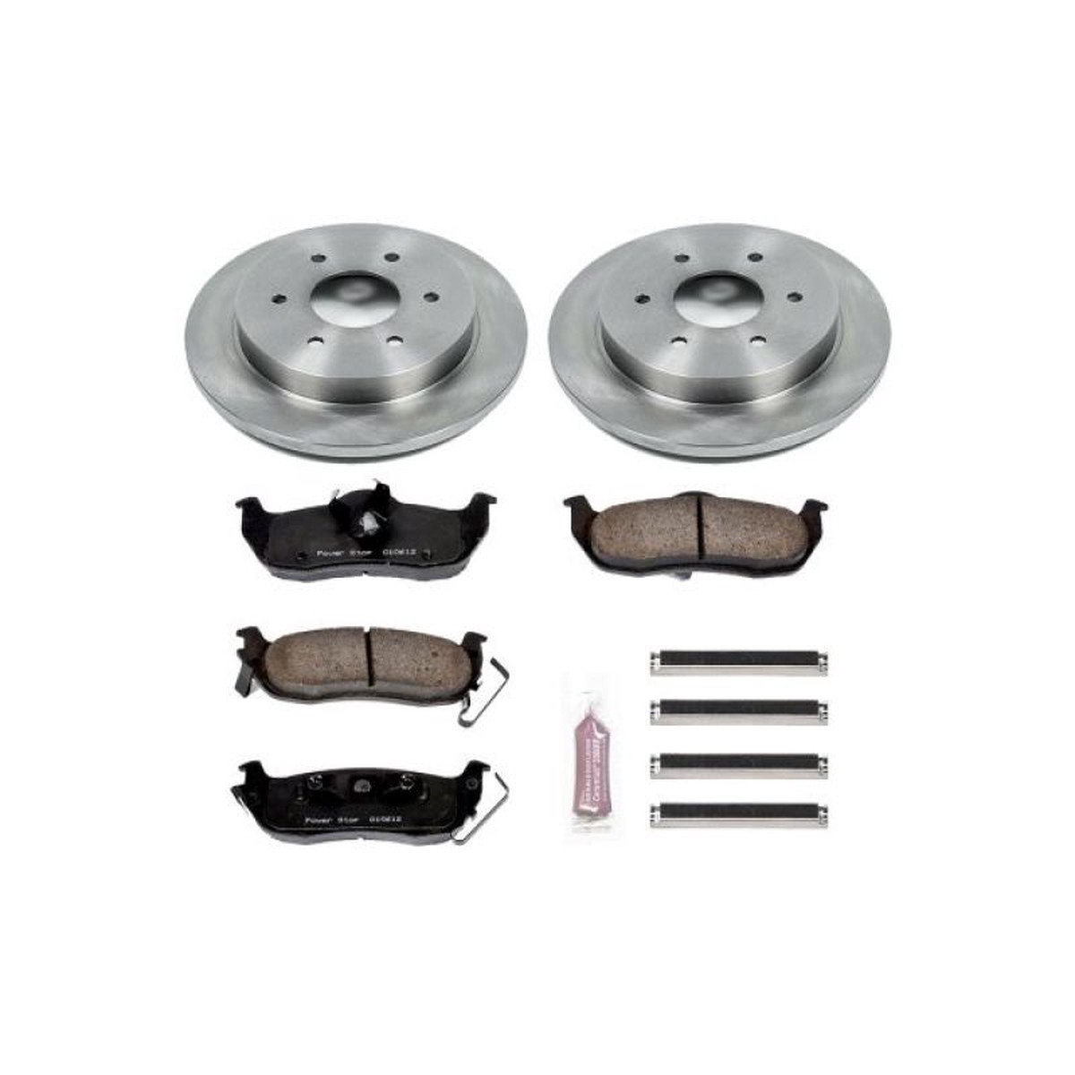 PowerStop KOE2445 Z17 Stock Replacement Brake Kit for Nissan Titan 2007-2014