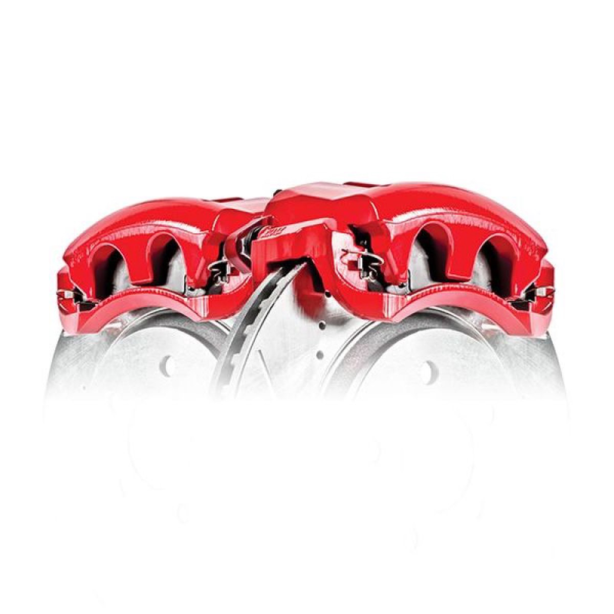 PowerStop S5472 Red Powder Coated Brake Calipers for Ford F-250/F-350 Super Duty (Pair)